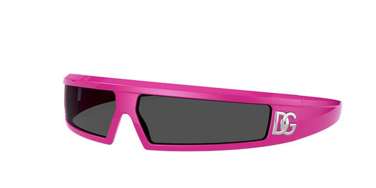 DOLCE & GABBANA DG6181 Rectangle Sunglasses  309687-PINK 74-11-115 - Color Map pink