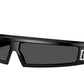 DOLCE & GABBANA DG6181 Rectangle Sunglasses  501/87-BLACK 74-11-115 - Color Map black