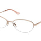 Coach HC5136 Oval Eyeglasses  9331-SHINY ROSE GOLD 53-17-140 - Color Map pink
