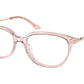 Coach HC6185 Pillow Eyeglasses  5668-TRANSPARENT BLUSH 54-16-140 - Color Map pink