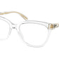Coach HC6186 Square Eyeglasses  5111-CLEAR 53-17-140 - Color Map clear