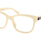 Coach HC6197F Square Eyeglasses  5683-OFF WHITE 55-17-145 - Color Map white