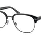 Coach HC6198 Phantos Eyeglasses  5002-BLACK / SATIN BLACK 55-19-145 - Color Map black