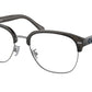 Coach HC6198 Phantos Eyeglasses  5706-TRANSPARENT DARK GREY / SHINY 55-19-145 - Color Map grey