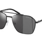 Michael Kors MATTERHORN MK1124 Pilot Sunglasses  10056G-SHINY BLACK 56-16-145 - Color Map black