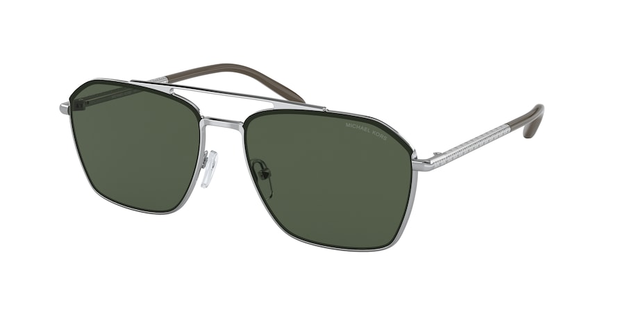 Michael Kors MATTERHORN MK1124 Pilot Sunglasses  115382-SHINY SILVER 56-16-145 - Color Map silver