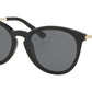 Michael Kors CHAMONIX MK2080U Round Sunglasses  333281-BLACK 56-18-140 - Color Map black