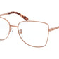 Michael Kors MEMPHIS MK3035 Butterfly Eyeglasses  1108-ROSE GOLD 54-16-140 - Color Map pink