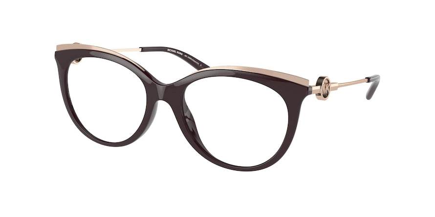 Michael Kors AJACCIO MK4089U Round Eyeglasses - Lensntrends