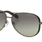 Michael Kors CHELSEA MK5004 Pilot Sunglasses  101311-GUNMETAL/BLACK 59-13-135 - Color Map black