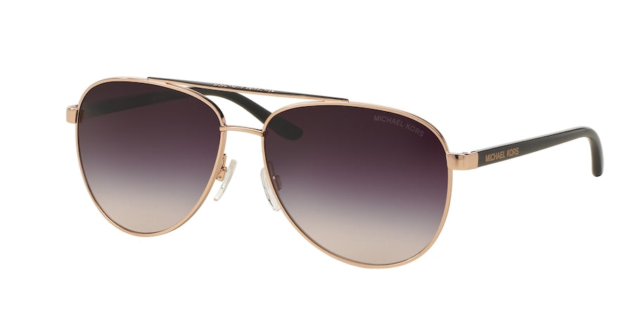 Michael Kors HVAR MK5007 Pilot Sunglasses  109936-ROSE GOLD 59-14-135 - Color Map pink