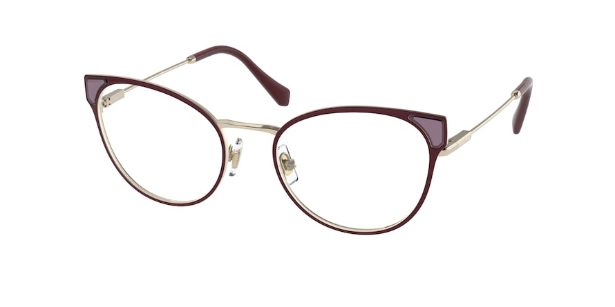 Miu Miu MU52TV Phantos Eyeglasses USH1O1-BORDEAUX 52-19-140 - Color Map bordeaux