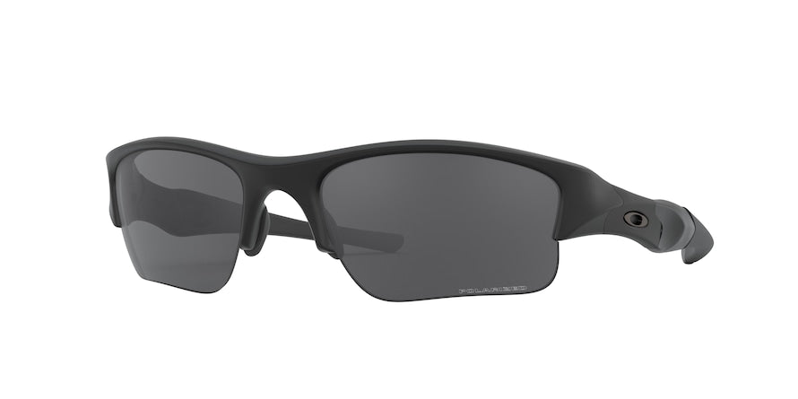 Oakley FLAK JACKET XLJ OO9009 Irregular Sunglasses  11-435-MATTE BLACK 63-14-135 - Color Map black
