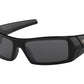 Oakley GASCAN OO9014 Rectangle Sunglasses  03-471-POLISHED BLACK 60-15-128 - Color Map black