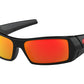 Oakley GASCAN OO9014 Rectangle Sunglasses  901444-POLISHED BLACK 60-15-128 - Color Map black