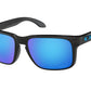 Oakley HOLBROOK OO9102 Square Sunglasses  9102F5-POLISHED BLACK 55-18-137 - Color Map black