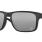 Oakley HOLBROOK OO9102 Square Sunglasses  9102L5-MATTE BLACK 55-18-137 - Color Map black