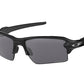 Oakley FLAK 2.0 XL OO9188 Rectangle Sunglasses  918872-POLISHED BLACK 59-12-133 - Color Map black