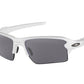 Oakley FLAK 2.0 XL OO9188 Rectangle Sunglasses  918876-POLISHED WHITE 59-12-133 - Color Map white