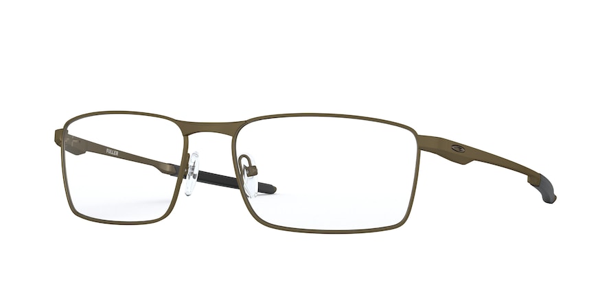 Oakley Optical FULLER OX3227 Rectangle Eyeglasses  322702-PEWTER 55-17-139 - Color Map silver