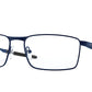 Oakley Optical FULLER OX3227 Rectangle Eyeglasses  322704-MATTE MIDNIGHT 55-17-139 - Color Map blue