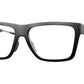 Oakley Optical NXTLVL OX8028 Square Eyeglasses  802801-SATIN BLACK 58-17-123 - Color Map black