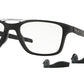Oakley Optical GAUGE 7.2 ARCH OX8113 Square Eyeglasses  811301-SATIN BLACK 55-17-136 - Color Map black