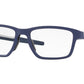 Oakley Optical METALINK OX8153 Rectangle Eyeglasses  815304-MATTE DENIM 55-17-136 - Color Map grey