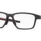 Oakley Optical METALINK OX8153 Rectangle Eyeglasses  815305-SATIN GREY SMOKE 55-17-136 - Color Map grey