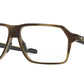 Oakley Optical BEVEL OX8161 Rectangle Eyeglasses  816102-SATIN BROWN TORTOISE 57-13-145 - Color Map havana