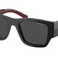 Prada PR10ZS Pillow Sunglasses  11F5S0-BLACK ETRUSCAN MARBLE 54-20-140 - Color Map black
