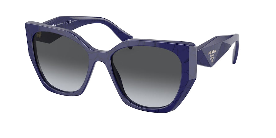 Prada PR19ZS Pillow Sunglasses  18D5W1-BALTIC MARBLE 55-17-145 - Color Map blue