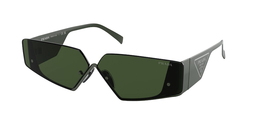 Prada PR58ZS Irregular Sunglasses  13H02V-MILITARY 70-7-135 - Color Map green