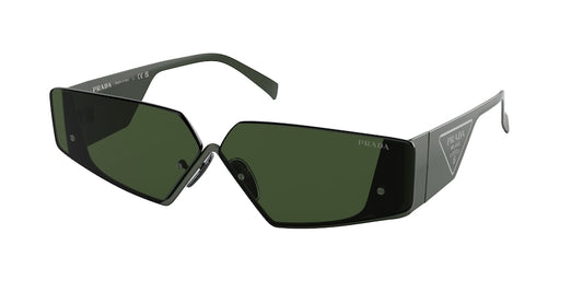 Prada PR58ZS Irregular Sunglasses  13H02V-MILITARY 70-7-135 - Color Map green