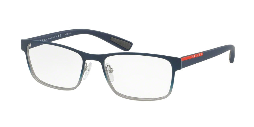 Prada Linea Rossa LIFESTYLE PS50GV Rectangle Eyeglasses  U6T1O1-BLUE GRADIENT 55-17-140 - Color Map blue