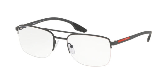 Prada Linea Rossa LIFESTYLE PS51MV Rectangle Eyeglasses  5341O1-GREY RUBBER 53-19-145 - Color Map grey