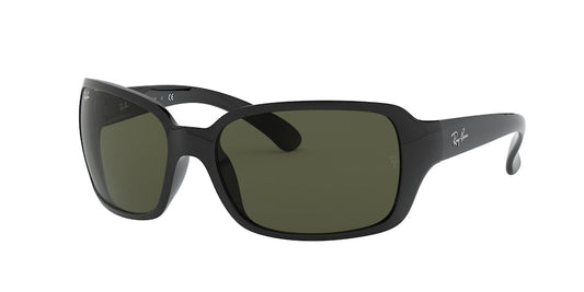 Ray-Ban RB4068 Square Sunglasses  601-BLACK 60-17-130 - Color Map black