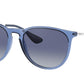 Ray-Ban ERIKA RB4171 Phantos Sunglasses  65154L-TRANSPARENT BLUE 54-18-145 - Color Map blue