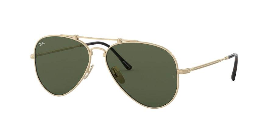 Ray-Ban TITANIUM RB8125 Pilot Sunglasses - Lensntrends