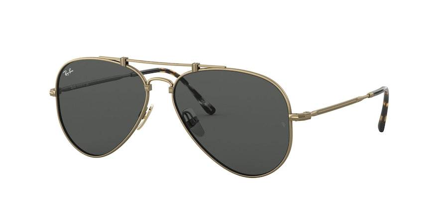 Ray-Ban TITANIUM RB8125 Pilot Sunglasses - Lensntrends