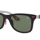 Ray-Ban RB8395M Square Sunglasses  F05471-MATTE CARBON ON MATTE ALLUTEX 52-20-150 - Color Map black