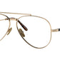 Ray-Ban Optical AVIATOR TITANIUM RX8225V Pilot Eyeglasses  1220-ARISTA 58-14-140 - Color Map gold