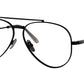 Ray-Ban Optical AVIATOR TITANIUM RX8225V Pilot Eyeglasses  1237-BLACK 58-14-140 - Color Map black