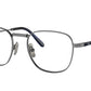 Ray-Ban Optical FRANK TITANIUM RX8258V Square Eyeglasses  1238-GUNMETAL 51-20-140 - Color Map gunmetal