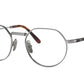 Ray-Ban Optical JACK TITANIUM RX8265V Irregular Eyeglasses  1224-SILVER 53-20-140 - Color Map silver