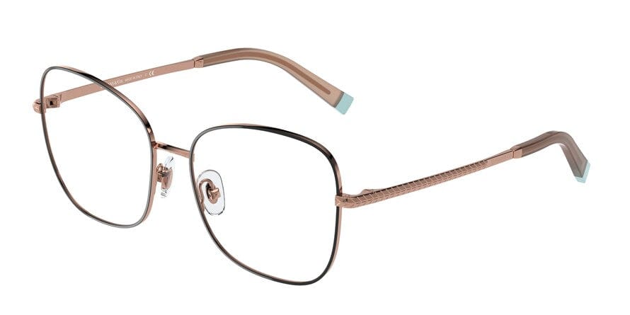 Tiffany TF1146 Square Eyeglasses 6162-BLACK ON RUBEDO 54-16-140 - Color Map black