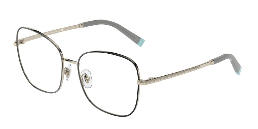 Tiffany TF1146 Square Eyeglasses 6164-BLACK ON PALE GOLD 54-16-140 - Color Map black