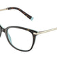 Tiffany TF2221F Rectangle Eyeglasses  8134-HAVANA ON TIFFANY BLUE 54-16-140 - Color Map havana
