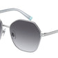 Tiffany TF3081 Irregular Sunglasses  61653C-SILVER 59-16-145 - Color Map silver