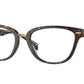 Versace VE3336U Cat Eye Eyeglasses  108-Havana 54-140-18 - Color Map Tortoise